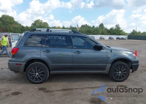 2004 Mitsubishi Outlander Ls z USA, uszkodzony, nr VIN JA4LX31F14U032316